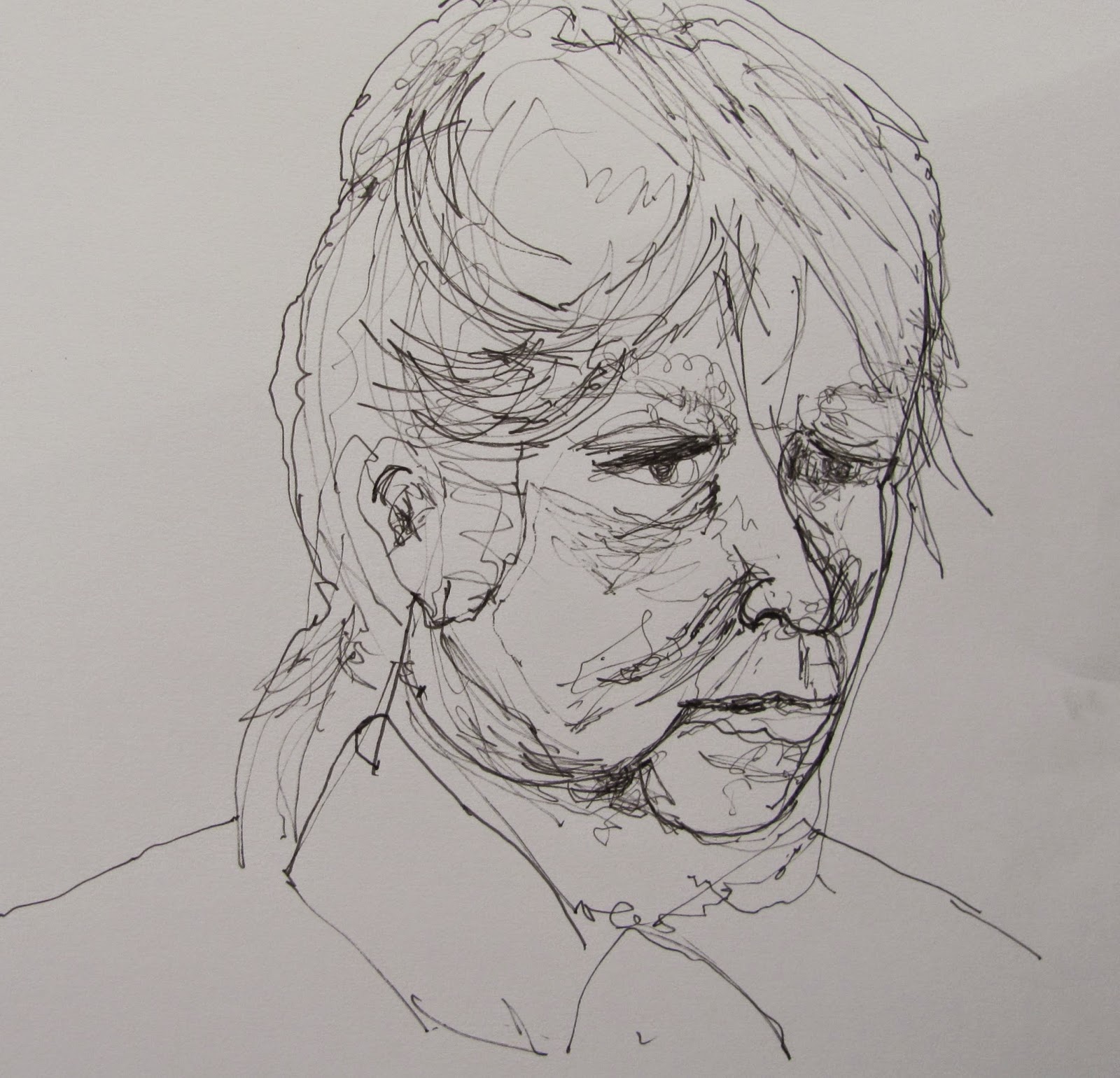 1 minute portrait sketch, Portrait Drawing
