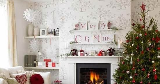 ICE colors in Christmas decoration for your living room - Stylish Home ...