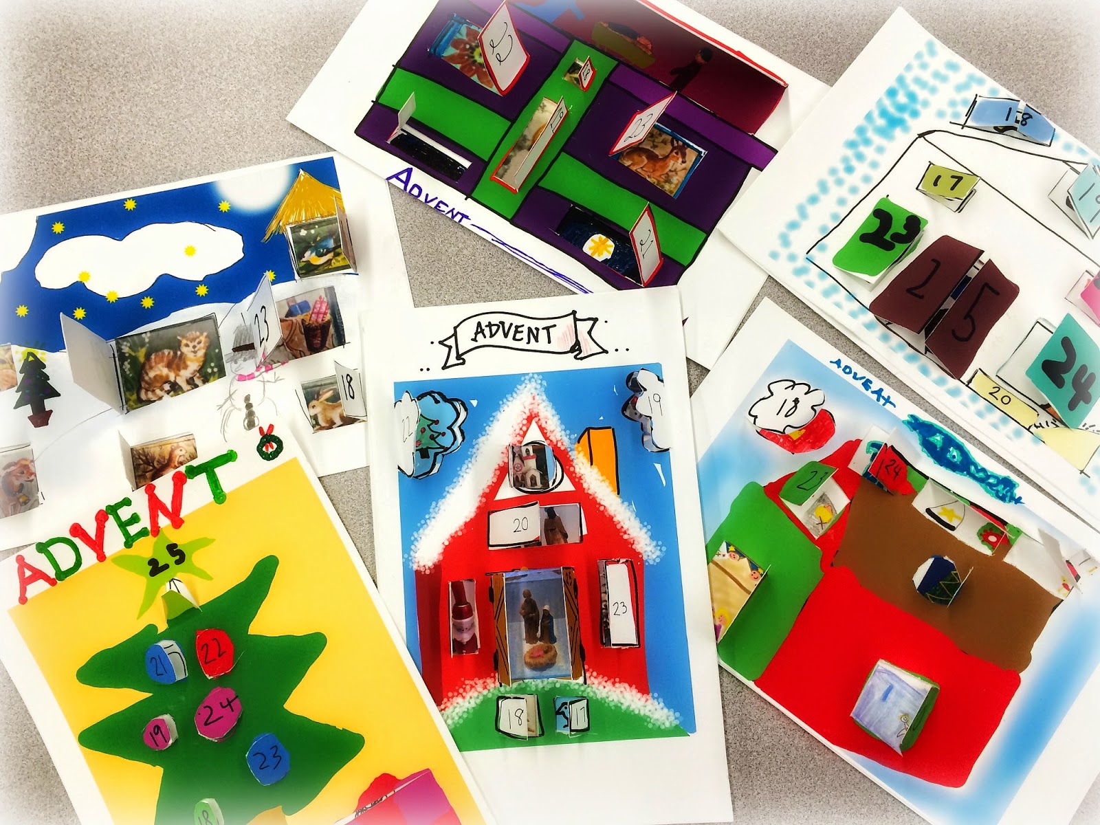 Pamela Holderman Advent calendars iPad style