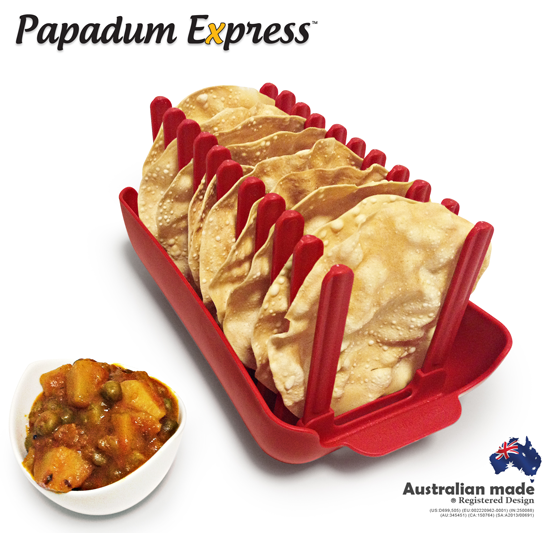 Cook 10 Papadums or Papads, in the Microwave fast in minutes! Papadum