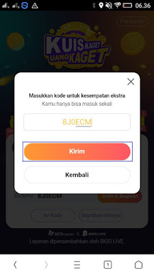 cara masukan Invite kode UC Browser