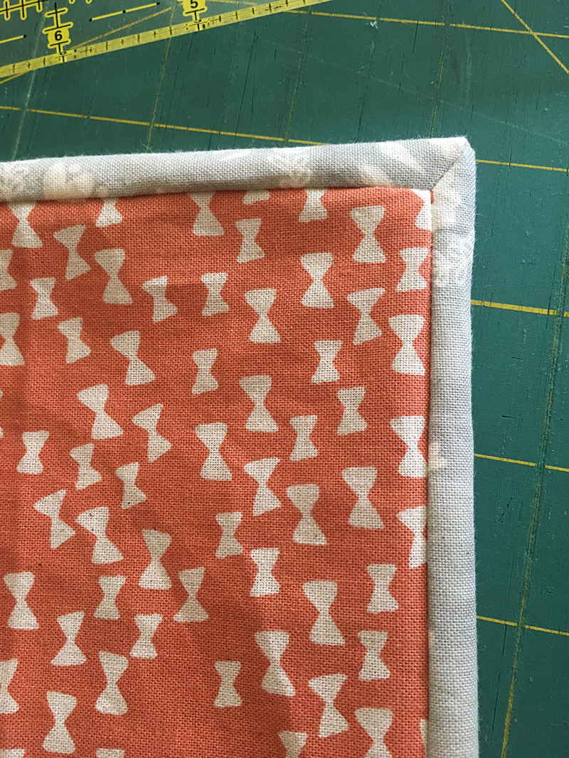 Free Tutorial for Self Binding Double Sided Napkins The Intrepid
