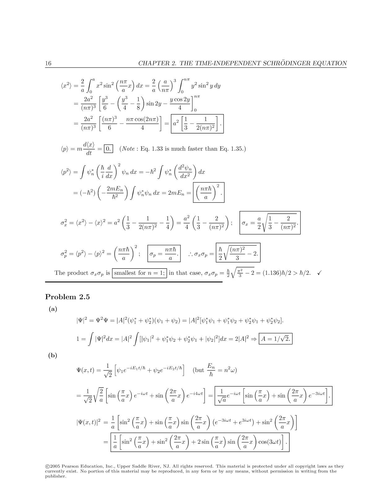 Mq griffiths d j introduction to quantum mechanics solutions 2nd