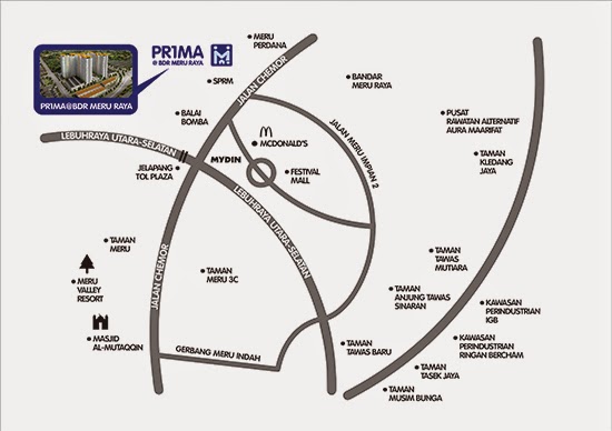 PR1MA Bandar Meru Raya, Ipoh, Utara Perak (Ipoh)开放申请中