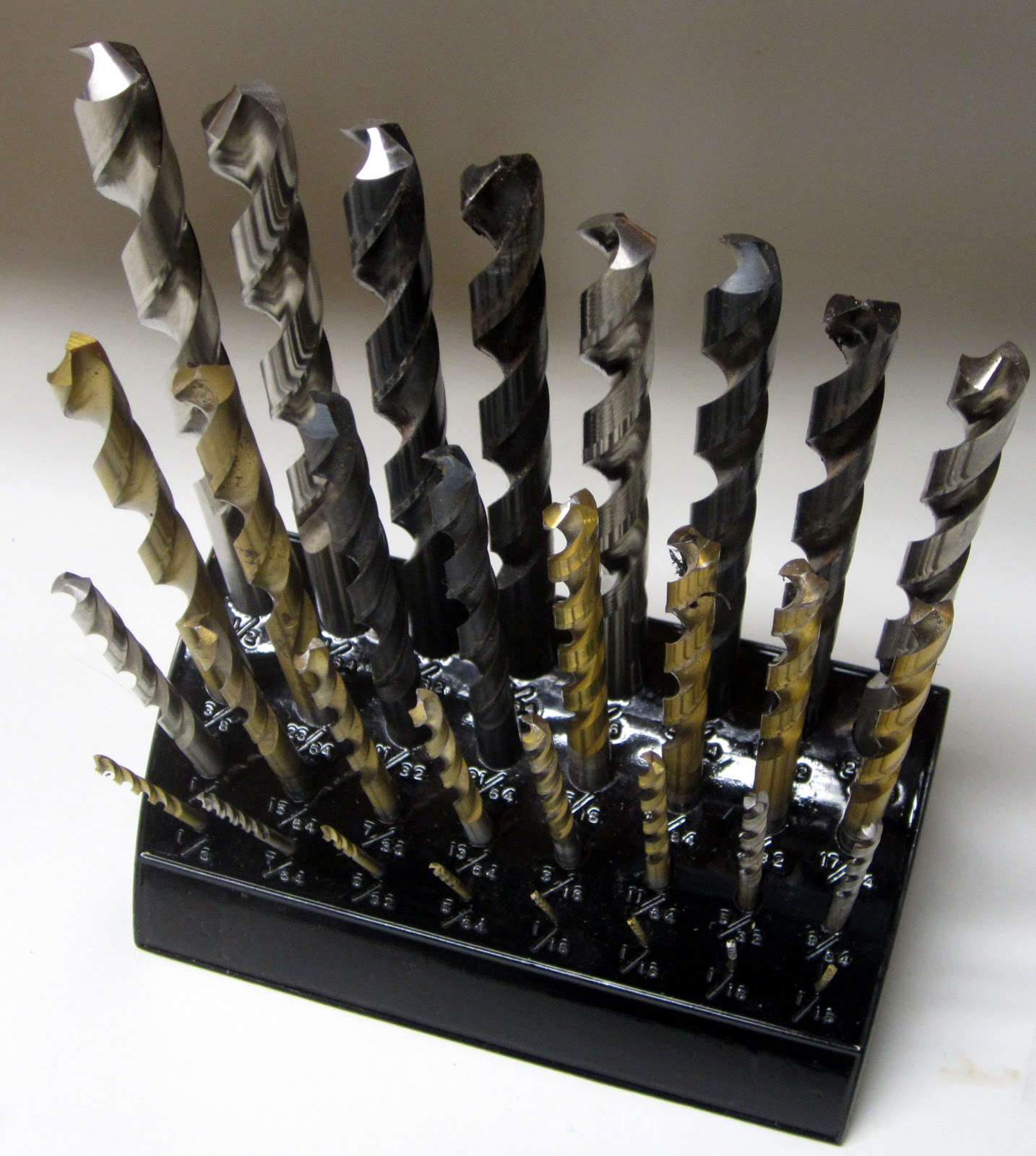 MI Shop Tools Inventions Vintage Drill Bit Holders