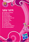 My Little Pony Wave 2 Lulu Luck Blind Bag Card