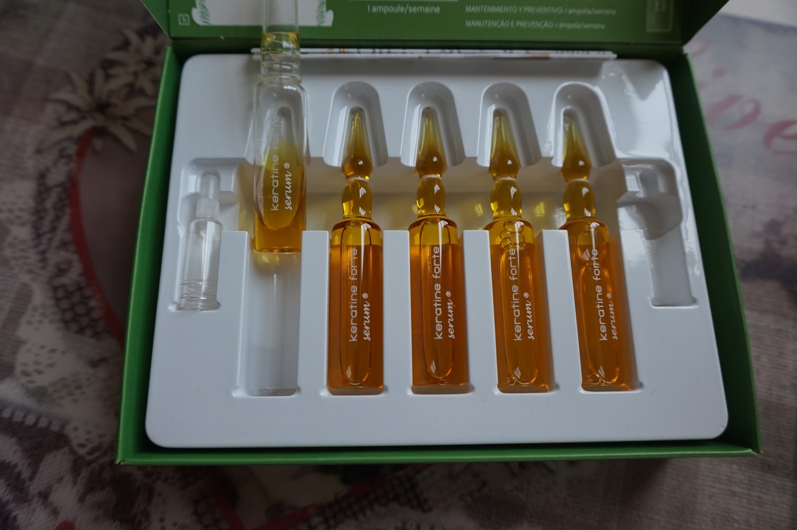 Cathyminie Le traitement anti chute de cheveux Keratine Forte Serum de