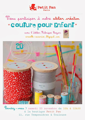 cours de couture Toulouse fabrique bazar