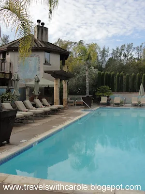 pool area at Villagio Inn & Spa in Yountville, California