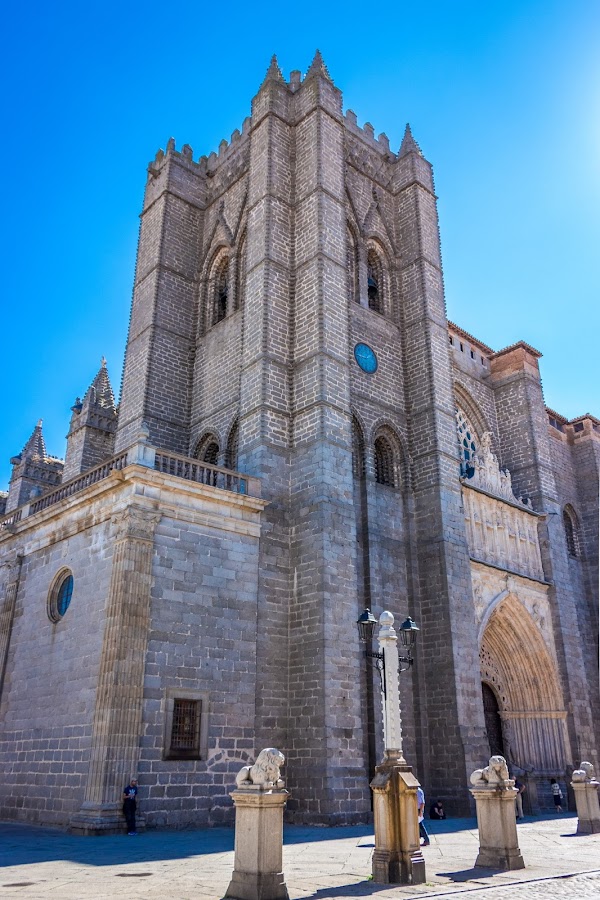 España, Castilla y León, Ávila, Catedral,