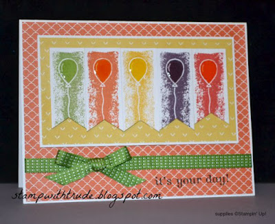 Stipple Occasions stamp set, Stampin' Up!, Trude Thoman, Stamp with Trude, http://stampwithtrude.blogspot.com, birthday card, Throwback Thursday