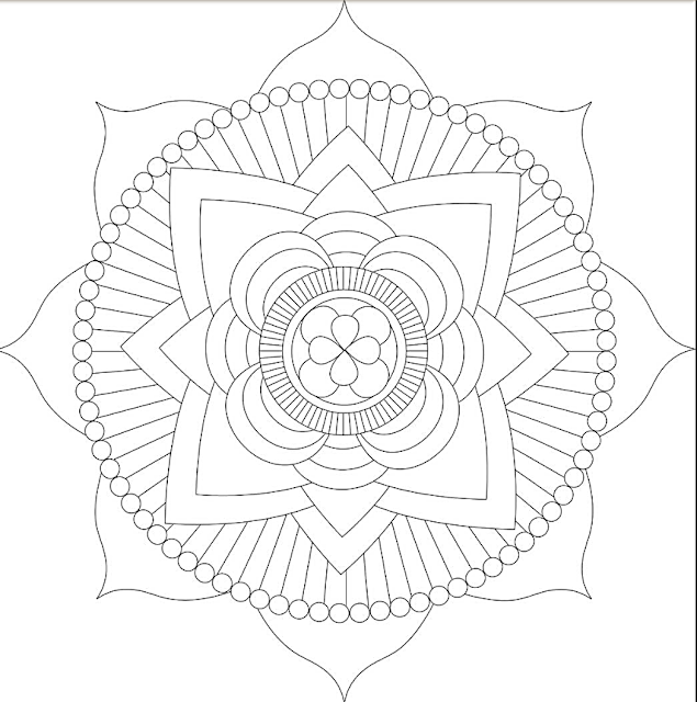 Freie Mandala Vorlagen Malvorlagen für Erwachsene