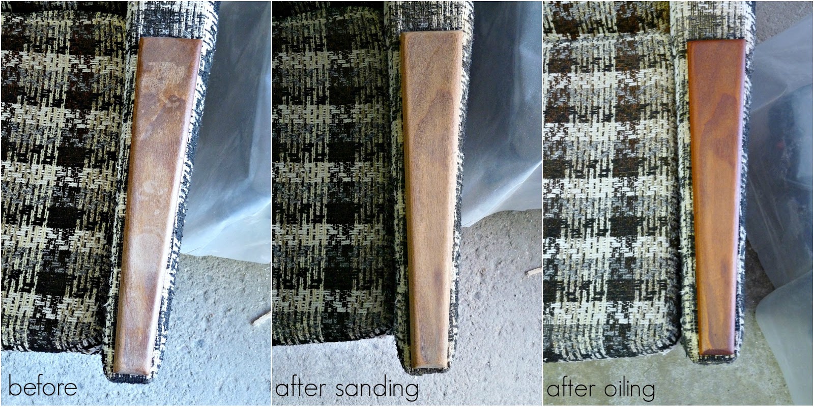 How to Refinish Solid Wood Furniture Legs + Arms Dans le Lakehouse