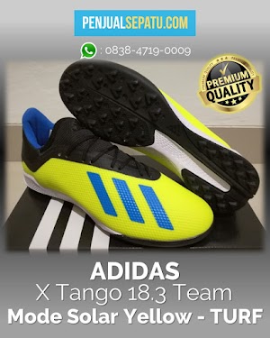 Futsal Adidas X Tango 18.3 Team Mode Solar Yellow - TURF Futsal Adidas X Tango 18.3 Team Mode Solar Yellow - TURF