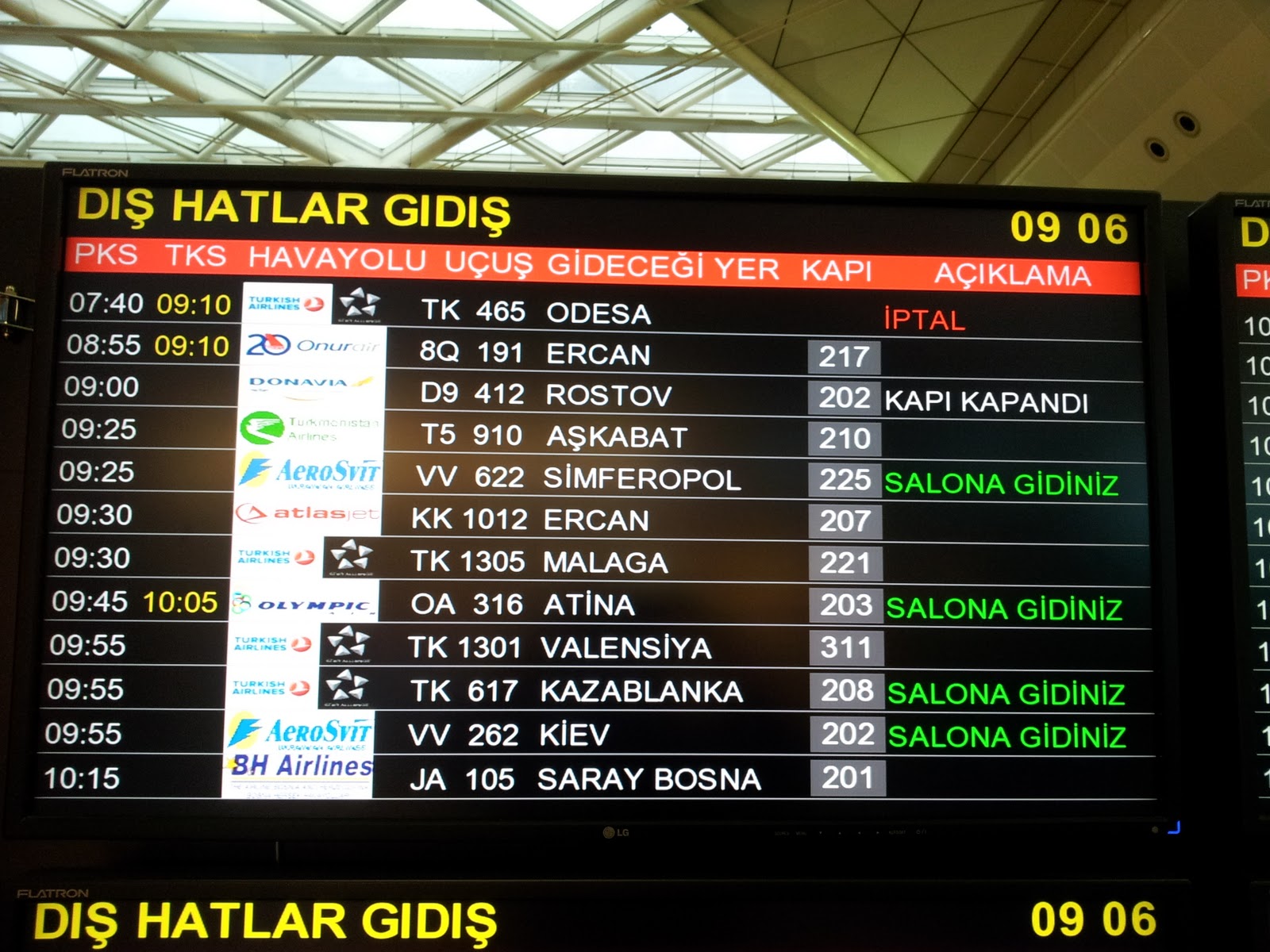 AY 648 Turkish Airlines NOT "Perfectly Yours"