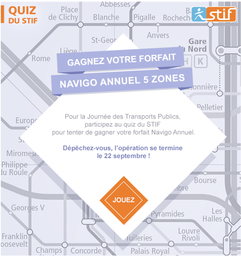 [Concours] Un Pass Navigo 5 zones à gagner