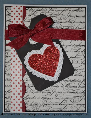 Valentine, Stamp with Trude, Stampin' Up!, En Francais, Chalk Talk