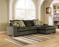Freestyle Pewter Sectional by Ashley Furniture: Freestyle Pewter Chaise