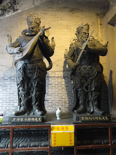 Kuan Tai y Cangjie en el templo Lin Fung de Macao