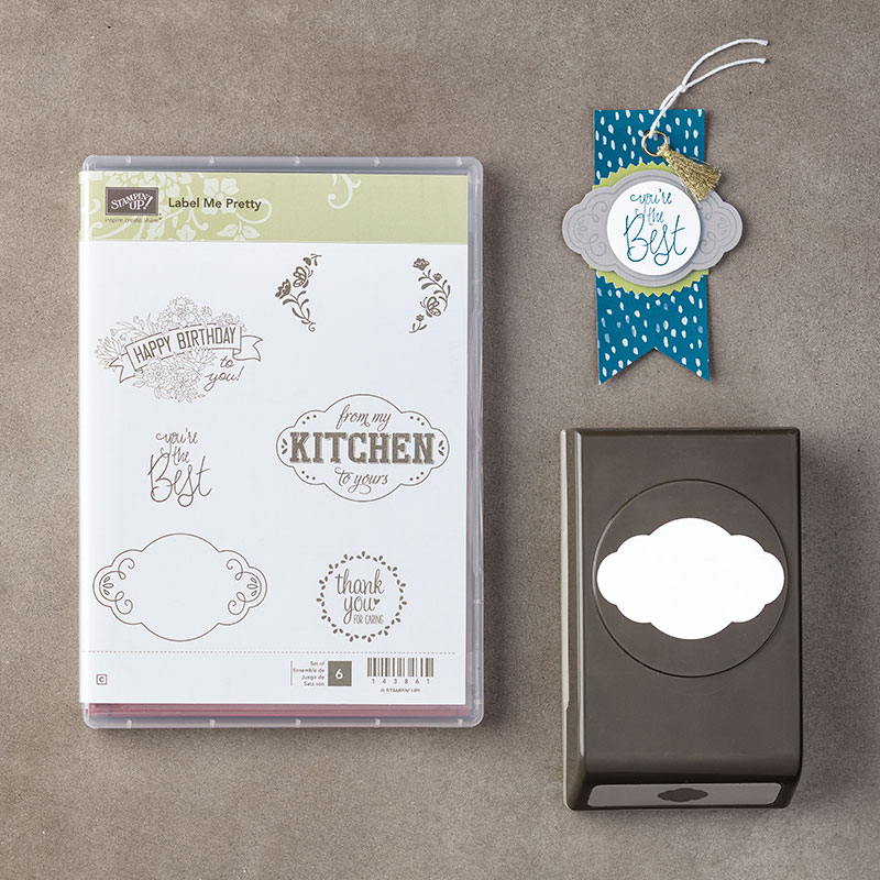 Care Bear Stamps Stampin' Up! Label Me Pretty Bundle TGIFC121