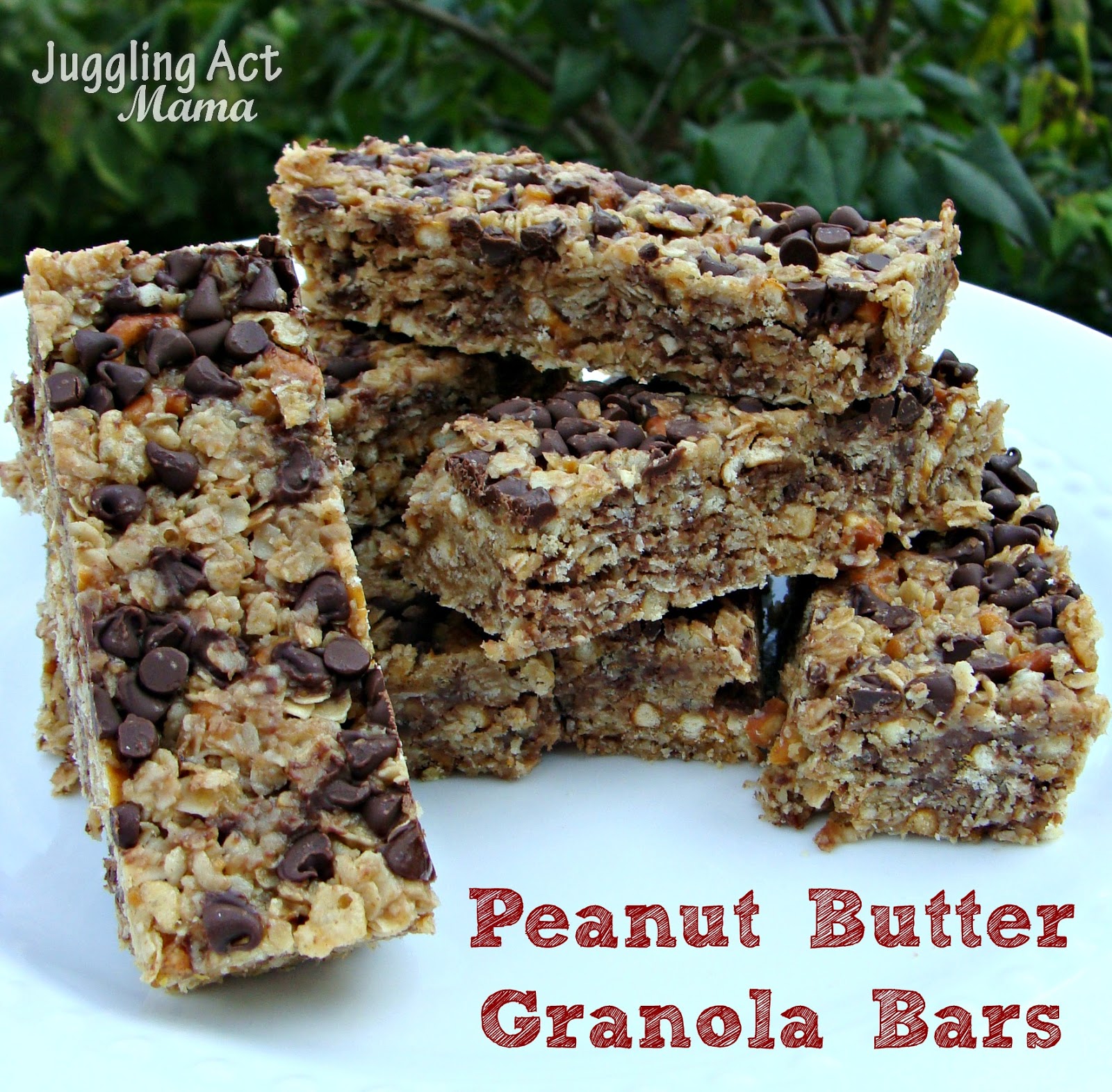 Peanut Butter Granola Bars - Juggling Act Mama