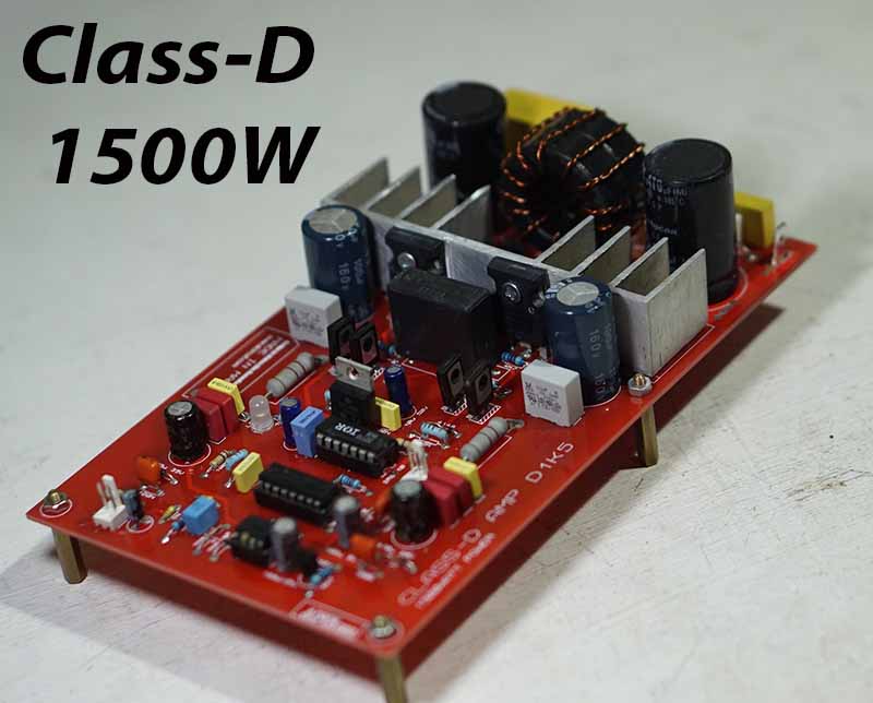 Class D Power Amplifier Circuit D1k5 Electronic Circuit