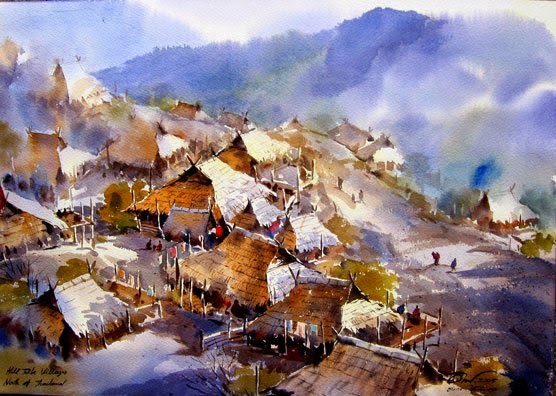 Beautiful Watercolor Paintings By Thailand Artist Thanakorn Chaijinda