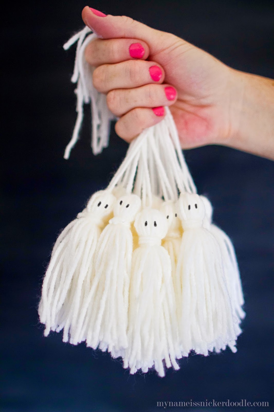 how-to-make-ghosts-how-to-make-tassels