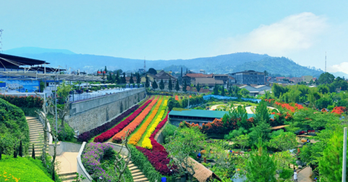 Lokasi dan Harga Tiket Masuk Rainbow  Garden Lembang Bandung 