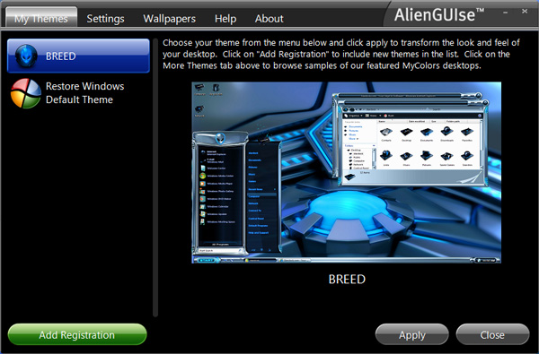 alienguise theme manager