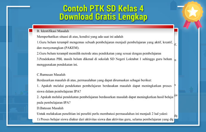 contoh ptk ipa sd lengkap contoh ptk ipa sd lengkap