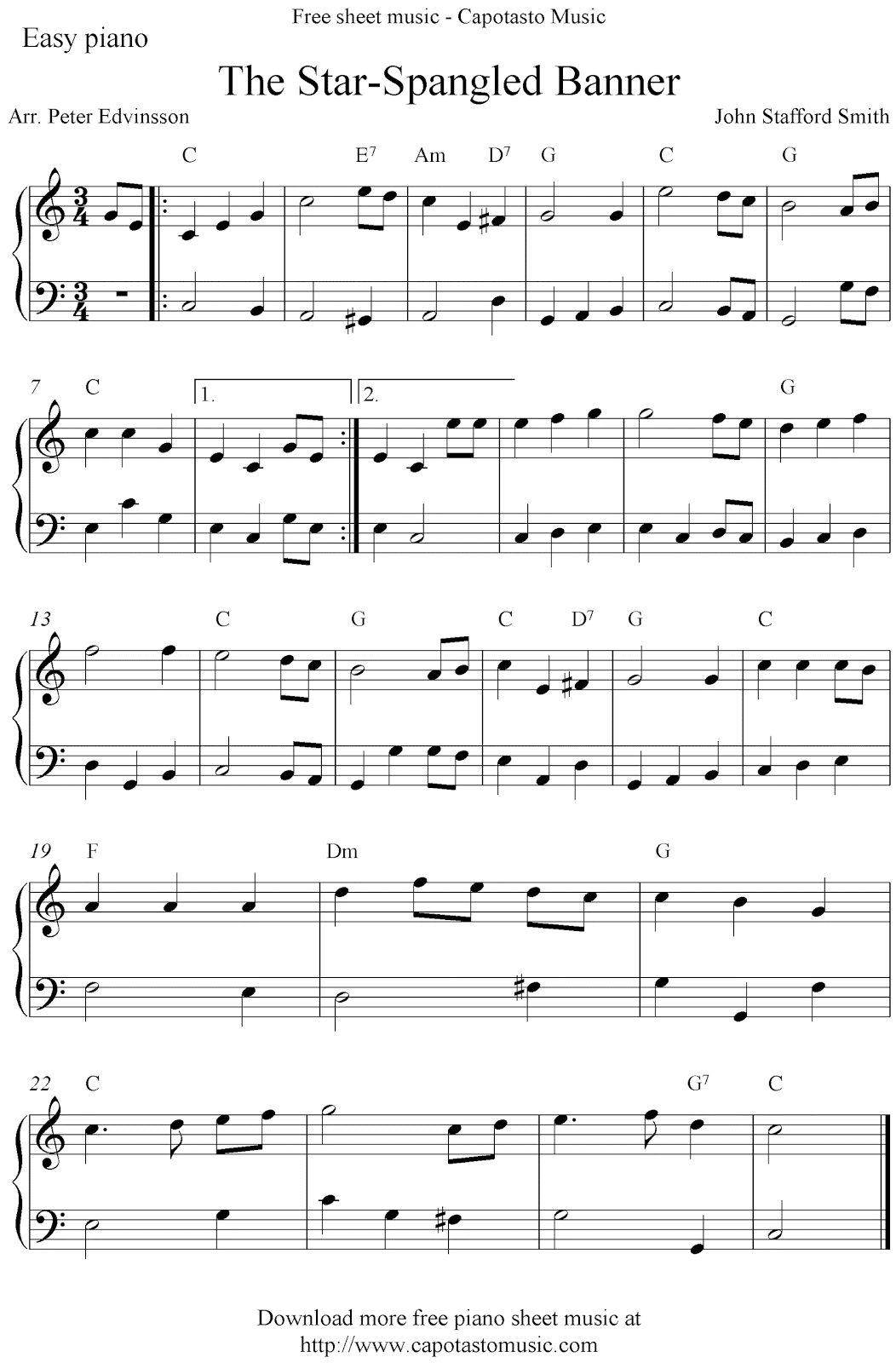 free-easy-piano-sheet-music-score-the-star-spangled-banner