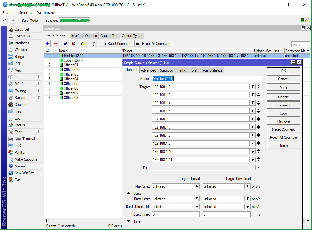 ITMikrotik How to limit Speed with Queue Types