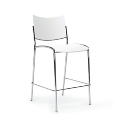 Easy To Clean White Plastic Bar Stool Easy To Clean White Plastic Bar Stool