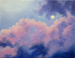 clouds painting night angels sky moon oil petro marina angel among paintingvalley