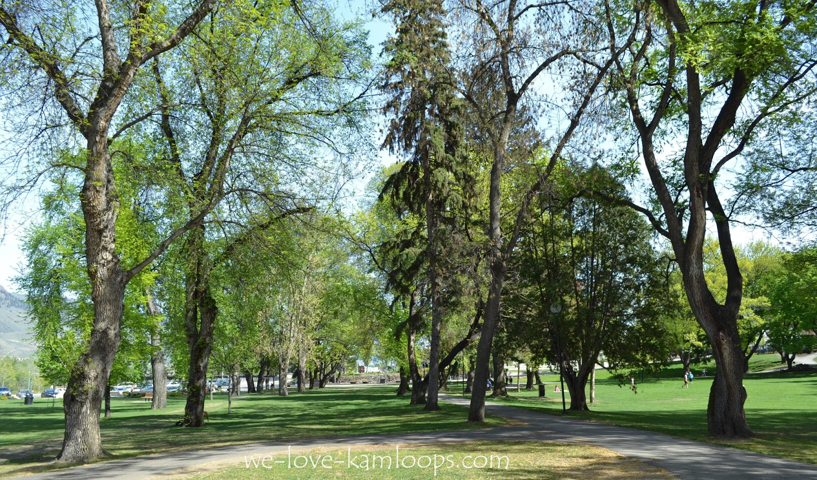 welovekamloops Riverside Park in April Kamloops, BC