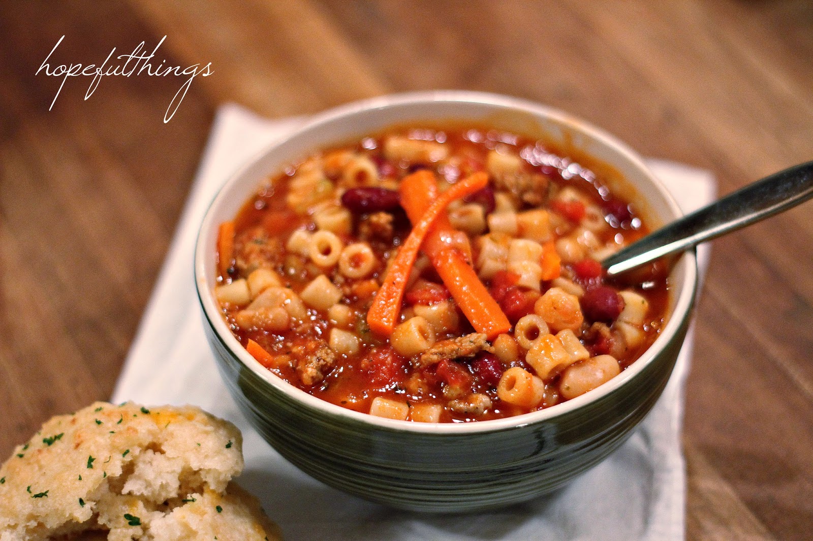 Hopeful Pasta de fagioli