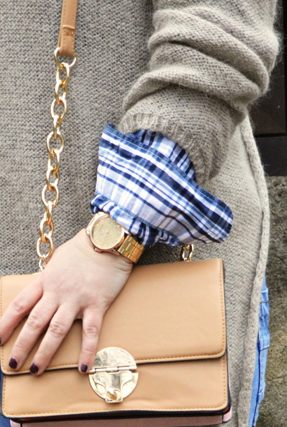 Black Leather Biker Jacket Oversized - Streetstyle im Winter