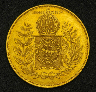 Brazilian 20 Mil Reis Gold Coin investment in gold
