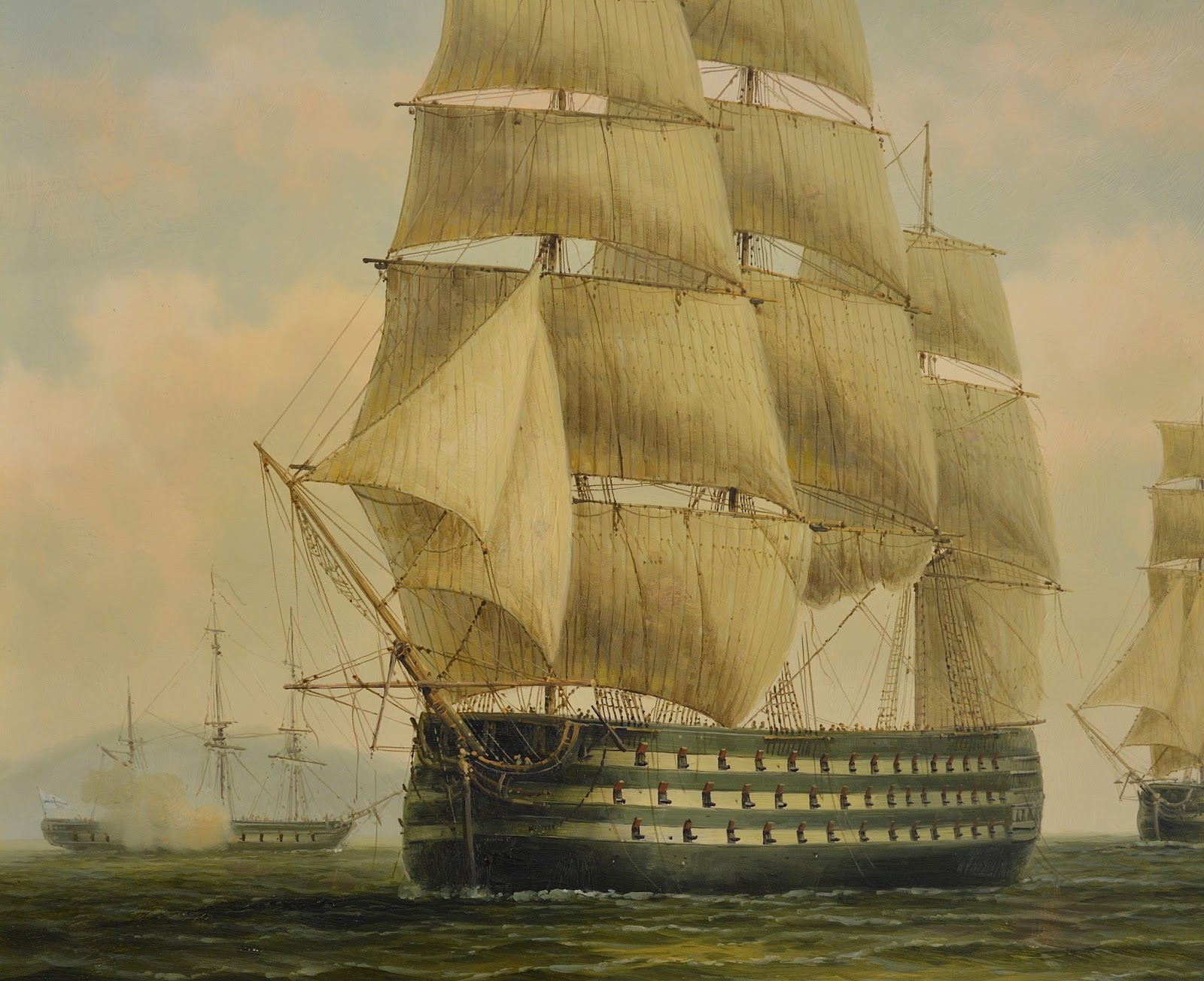 Линейный фрегат. Линейный корабль Бретань 1855. Парусный линкор Пенсильвания.