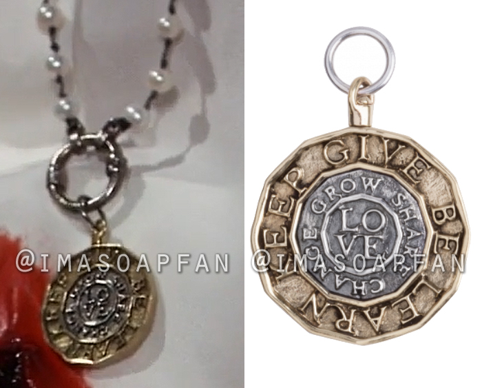Laura Collins, Genie Francis, Circle of Love Pendant, General Hospital, GH