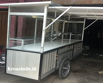 Jasa Gerobak Alumunium di Jakarta berbagai model dan ukurannya