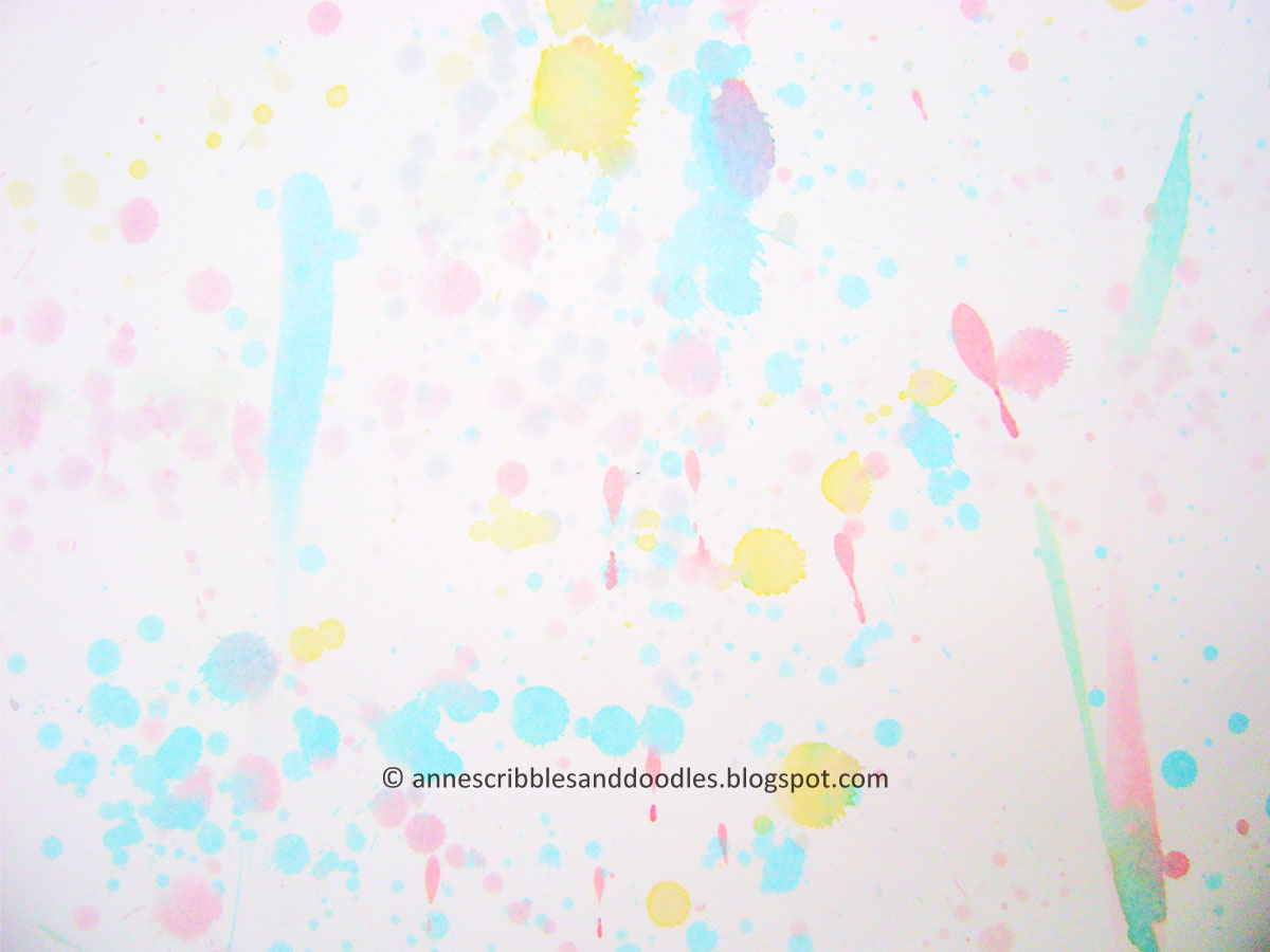 DIY Watercolor Pattern Paper | Anne's Scribbles and Doodles