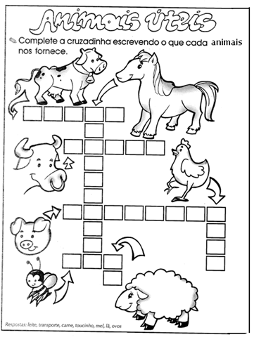 Portal Escola Animais Uteis E Animais Nocivos Atividades E Desenhos Colorir Imprimir