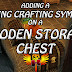 Adding A Mining Crafting Symbol On A Wooden Storage Chest In Shroud Of The Avatar