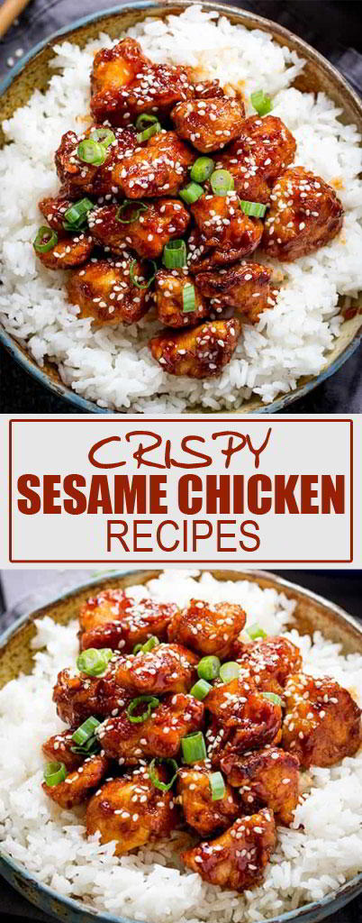 Crispy Sesame Chicken - My Zuperrr Kitchen