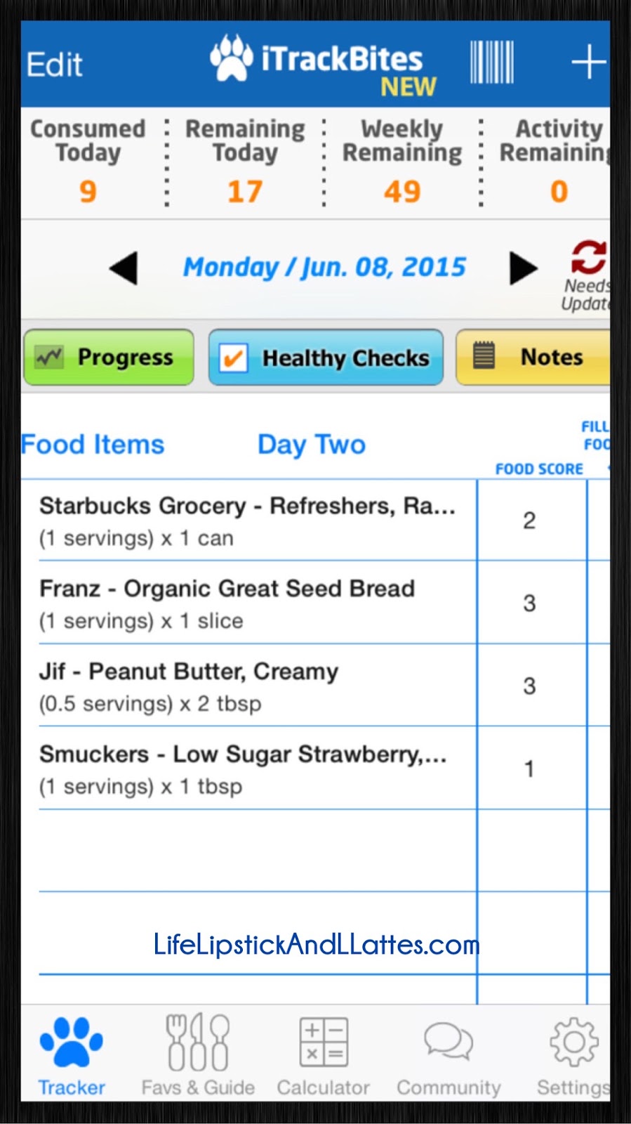 I Track Bites >> Life, Lipstick and Lattes: Techno-Weenie Tuesday - iTrackBites Application I Track Bites >> Life, Lipstick and Lattes: Techno-Weenie Tuesday - iTrackBites Application