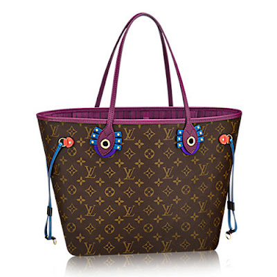 Louis Vuitton Neverfull Louis-Vuitton-Monogram-Coated-Canvas-Neverfull-MM-Totem-M41664-Magenta
