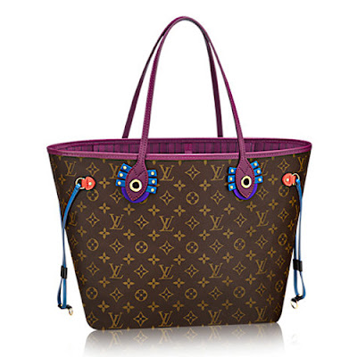 Louis Vuitton Neverfull Louis-Vuitton-Monogram-Coated-Canvas-Neverfull-MM-Totem-M41664-Magenta