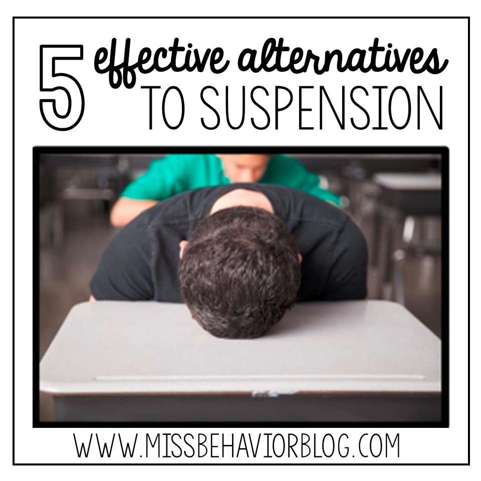 An Alternative To Suspension And >> 5 Practical Alternatives To Suspension That Really Work Miss Behavior An Alternative To Suspension And >> 5 Practical Alternatives To Suspension That Really Work Miss Behavior